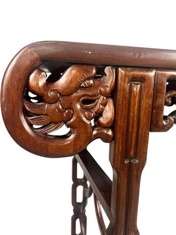 Wandtafel - Hout - China - Gegraveerde hardhouten