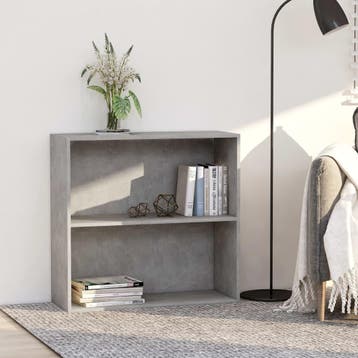 vidaXL Boekenkast met 2 schappen 80x30x76,5 cm bewerkt hout, Verzenden, Nieuw