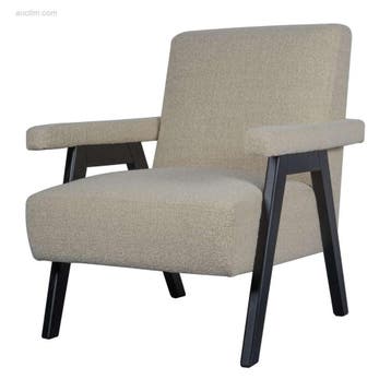 Design fauteuil vesper beige, Maison & Meubles, Fauteuils