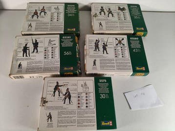 Militaire miniatuur beeldjes - Revell – Lot 5 sets 1:72