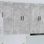 vidaXL Vaatwasserpaneel Beton Grijs 30 x 31 x 100 cm Bewerkt, Verzenden, Nieuw