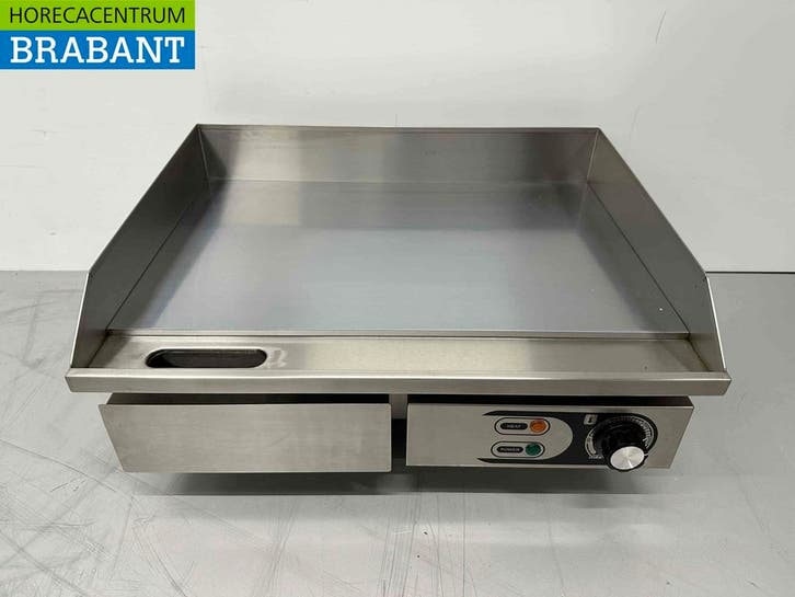 RVS Grillplaat Bakplaat Chroom plaat 55 cm 230V Horeca, Zakelijke goederen, Horeca | Keukenapparatuur, Ophalen of Verzenden