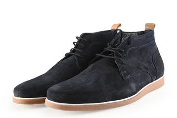 Manfield Veterschoenen in maat 40 Zwart, Verzenden, Veterschoenen
