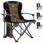 Campingstoel - Visstoel - Vouwstoel - Khaki - Symino, Verzenden