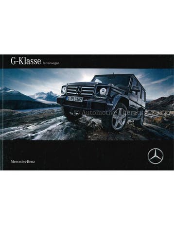 2015 MERCEDES BENZ G KLASSE BROCHURE NEDERLANDS