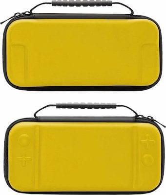 Nintendo Switch Lite Case Geel (Switch Accessoires), Games en Spelcomputers, Spelcomputers | Nintendo Switch, Zo goed als nieuw