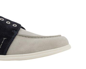 TESTONI - 8 UK - 42 IT - Portofino Boat Unlined Eco Suede, Nieuw