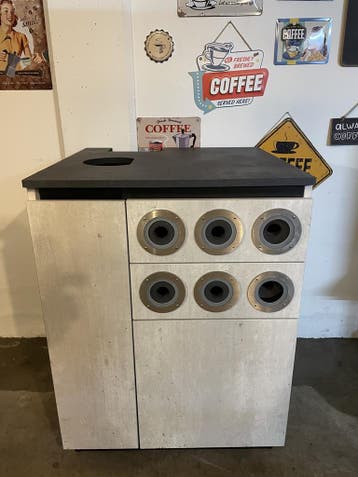Onderkast marmerlook gebruikt koffie, Elektronische apparatuur, Koffiezetapparaten, Ophalen of Verzenden, Nieuw