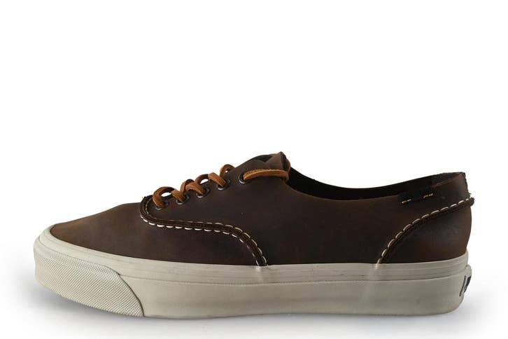 Vans Instappers in maat 44½ Bruin, Kleding | Heren, Schoenen, Bruin, Zo goed als nieuw, Overige typen, Verzenden