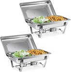 Bain-marie 2x9L RVS | Retour Deal 41% Korting | OP = OP, Verzenden, Nieuw zonder verpakking