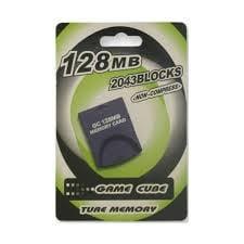 Memory Card 128MB Gamecube Zwart (Nieuw), Games en Spelcomputers, Spelcomputers | Nintendo GameCube, Nieuw, Ophalen of Verzenden