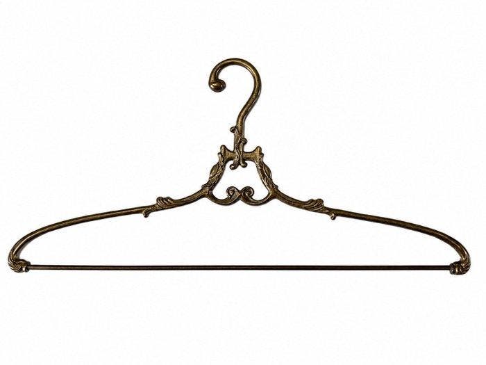 Porte-manteau (8) - Laiton - Cintres anciens pour robes, Antiquités & Art, Curiosités & Brocante
