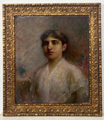 Antonio Pagnotta (1900-?) - Ritratto di giovane ragazza
