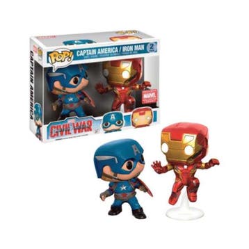 Funko Pop  Captain America   Captain America & Iron Man, Verzenden