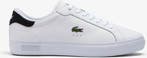 Lacoste POWERCOURT - Heren Sneakers - Wit - Zwart Maat 44, Verzenden