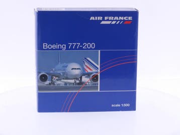 Schaal 1:500 Herpa 506557 Air France - Boeing 777-200 Reg..., Ophalen of Verzenden, Gebruikt
