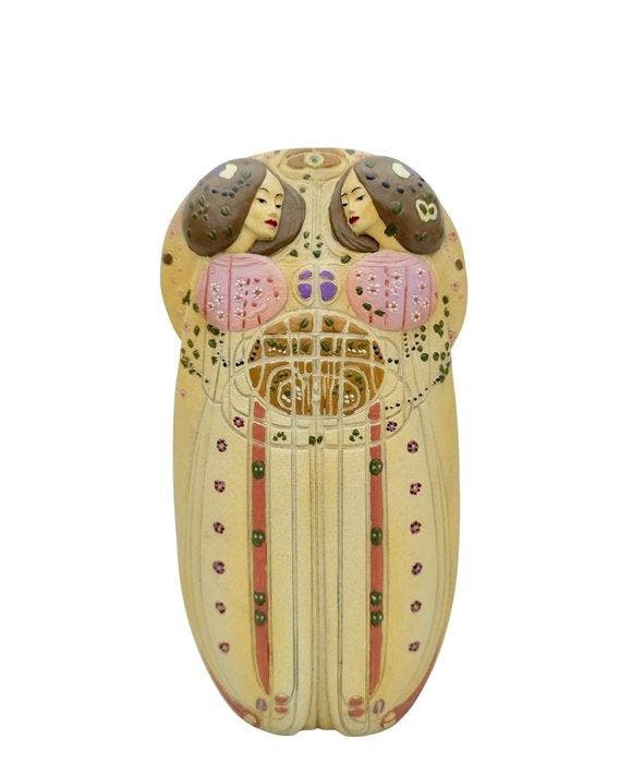 Beeldje - The Wassail - Hars, Antiek en Kunst, Curiosa en Brocante