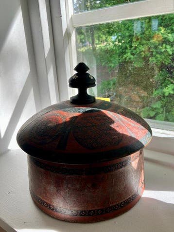 Spice box - Hout - Afghanistan - Begin 20e eeuw