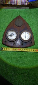 barostar conduite mesure Wheel barometer - Bois, Antiek en Kunst