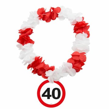 Hawaii Krans 40 Jaar Verkeersbord, Verzenden