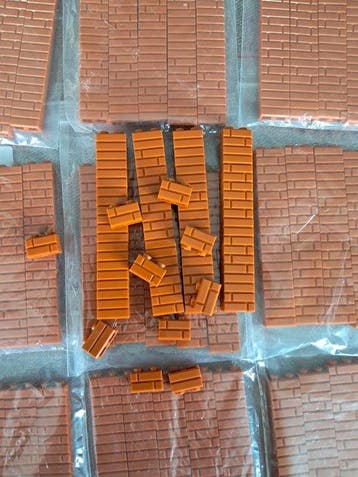 Lego Onderdelen - LEGO - 500x Brick, Modified 1 x 2 with, Nieuw