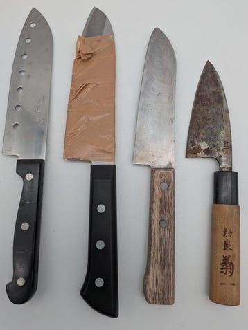 Keukenmes - Santoku - Japanse keukenmessen - Santoku Yutaka