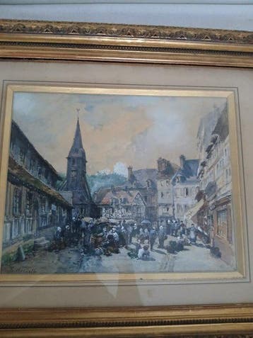 Émile-Antoine-François Herson (1805–1872) - Honfleur, Antiek en Kunst