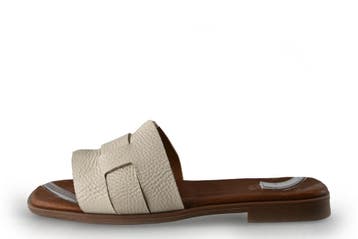 Manfield Muiltjes in maat 37 Beige, Kleding | Dames, Verzenden, Beige, Manfield, Gedragen