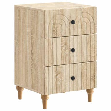 vidaXL Nachtkastje met lade Sonoma Eiken 43x 41 x 66,5 cm, Verzenden