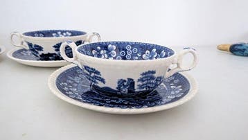 Spode - Copeland - Tafelservies (8) - bouillonset -