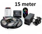 LED strip RGB 15 meter Plug & Play - dimbaar, Verzenden, Nieuw