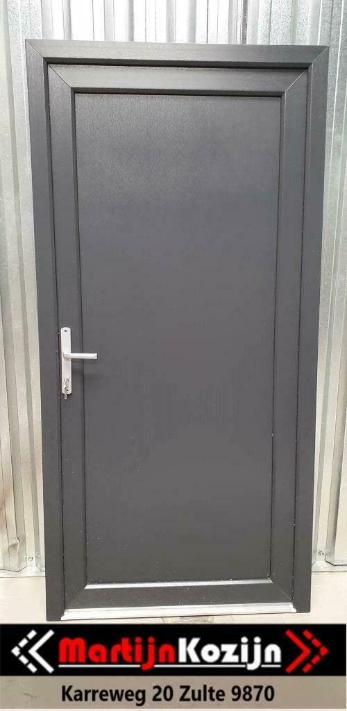 PVC Kunststof deuren Garage, Tuinhuis. 98x204 en 98x210, Bricolage & Construction, Fenêtres & Moustiquaires, Enlèvement ou Envoi