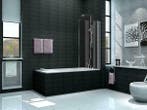 draaibare badwand 800x1500 6mm NANO chroom, Ophalen of Verzenden, Nieuw