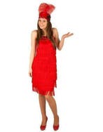 Charleston jurk rood, Ophalen of Verzenden, Nieuw