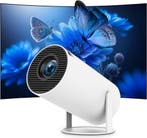 Draagbare 4K Projector: Tweede kansje, 180 beeld, OP = OP!, Audio, Tv en Foto, Beamers, HD (720), Verzenden, LED, Zo goed als nieuw