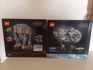 Lego Set - Star Wars - Millennium Falcon; AT-AT, Nieuw