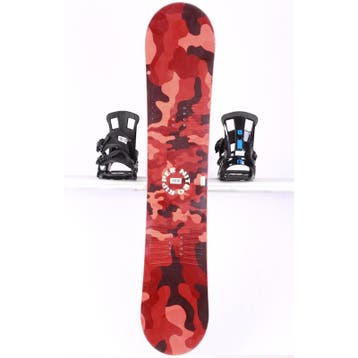 126 kinder snowboard NITRO RIPPER KIDS RED, FLAT/rocker, Sport en Fitness, Verzenden, Gebruikt