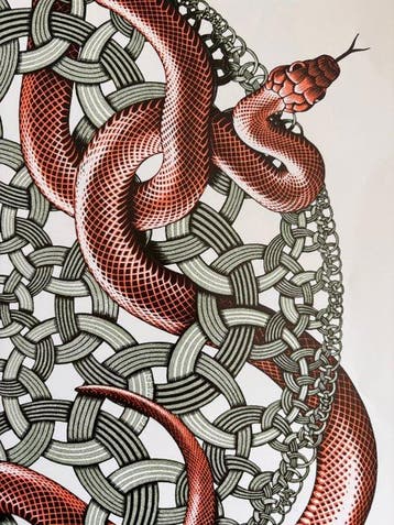 Maurits Cornelis Escher (1898-1972) - Serpent