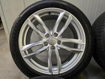Audi A6 A7 Q3 Q5 19 inch velgen zomerbanden uniek! 5x112, Auto-onderdelen, 19 inch, 245 mm, Verzenden, Banden en Velgen