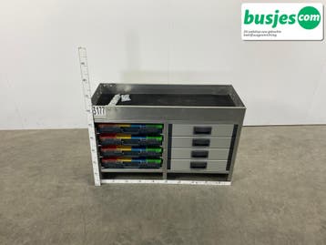 Aluca bedrijfswageninrichting 1010x420x650mm (3177), Verzenden