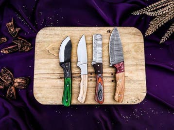 North America Black Smith Collectible Knife Handmade Skinner