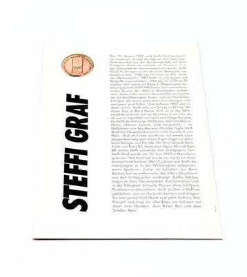 Steffi Graf - Photographie, Médaille, Médaille commémorative