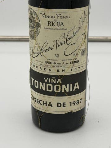 1987 R. López de Heredia, Viña Tondonia - Rioja Gran Reserva, Collections
