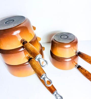 Le Creuset - Ensemble de casseroles - Fonte émaillée, Antiek en Kunst