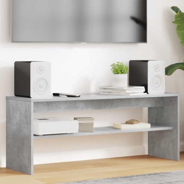 vidaXL TV Kast 100 x 30 x 40 cm Beton Grijs Bewerkt hout, Verzenden