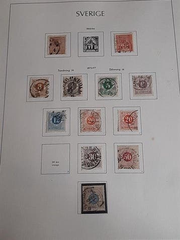 Zweden 1862/1958 - collectie, Gestempeld