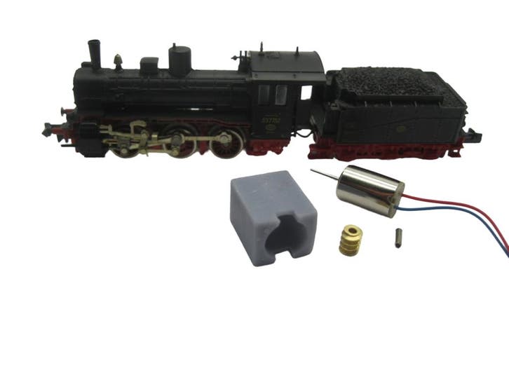 micromotor NF025G N ombouwset voor Fleischmann BR 53.3 DRG ,, Hobby & Loisirs créatifs, Trains miniatures | Échelle N, Envoi