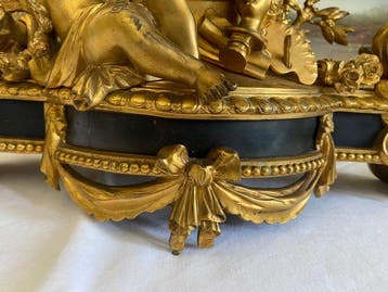 Pendule - Brons - 1800-1850, Antiek en Kunst