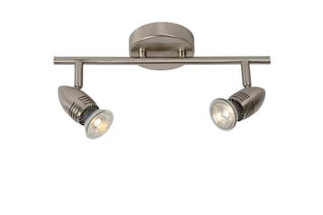 Lucide CARO-LED - Plafondspot - LED - GU10 - 2x5W, Verzenden, Nieuw