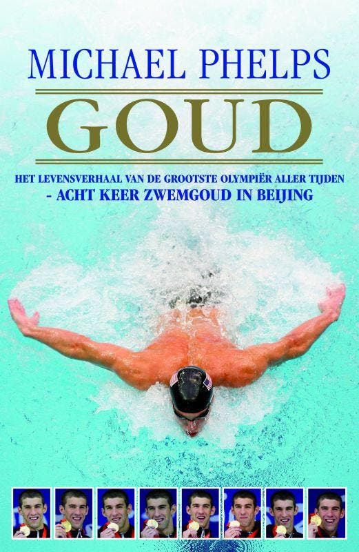 Goud 9789049200657 Michael Phelps, Boeken, Hobby en Vrije tijd, Gelezen, Verzenden